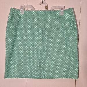 Green Polka Dot Skirt